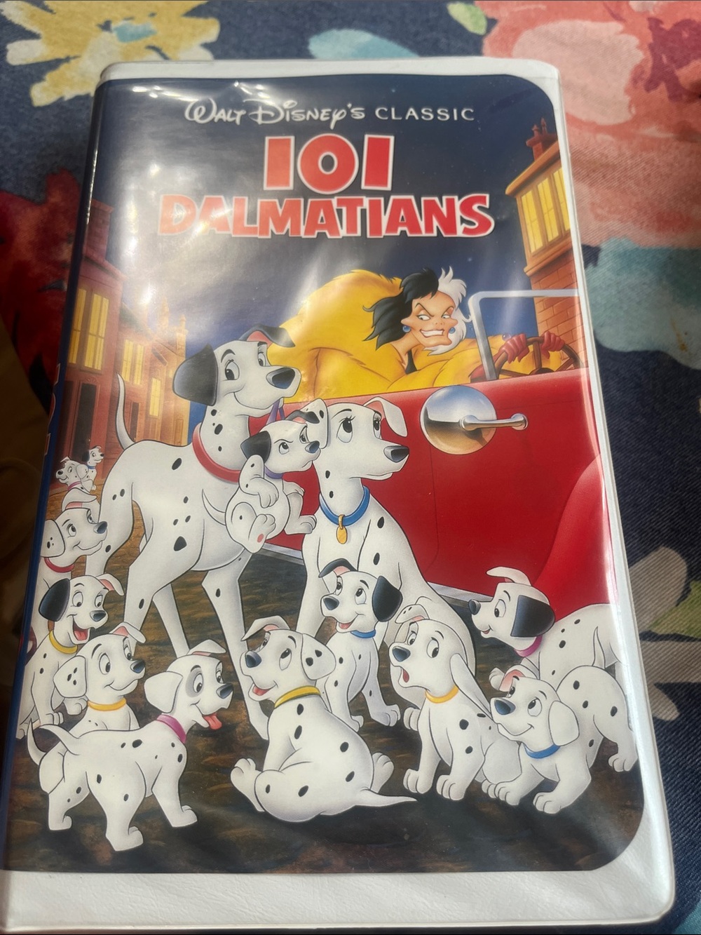 Walt Disney’s Black Diamond The Classics 101 Dalmatians 1992 VHS Tape Rare.